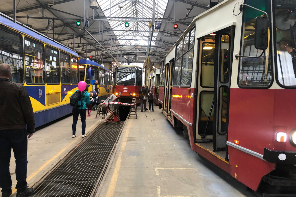 Drzwi Otwarte w zajezdni tramwajowej
