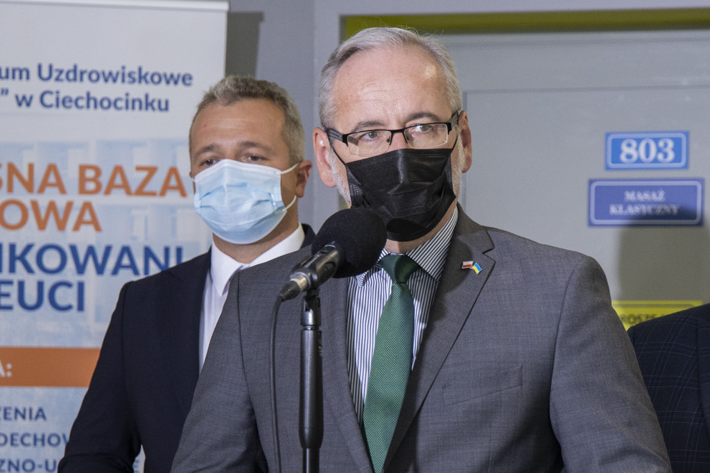 Wizyta Ministra Zdrowia w Ciechocinku