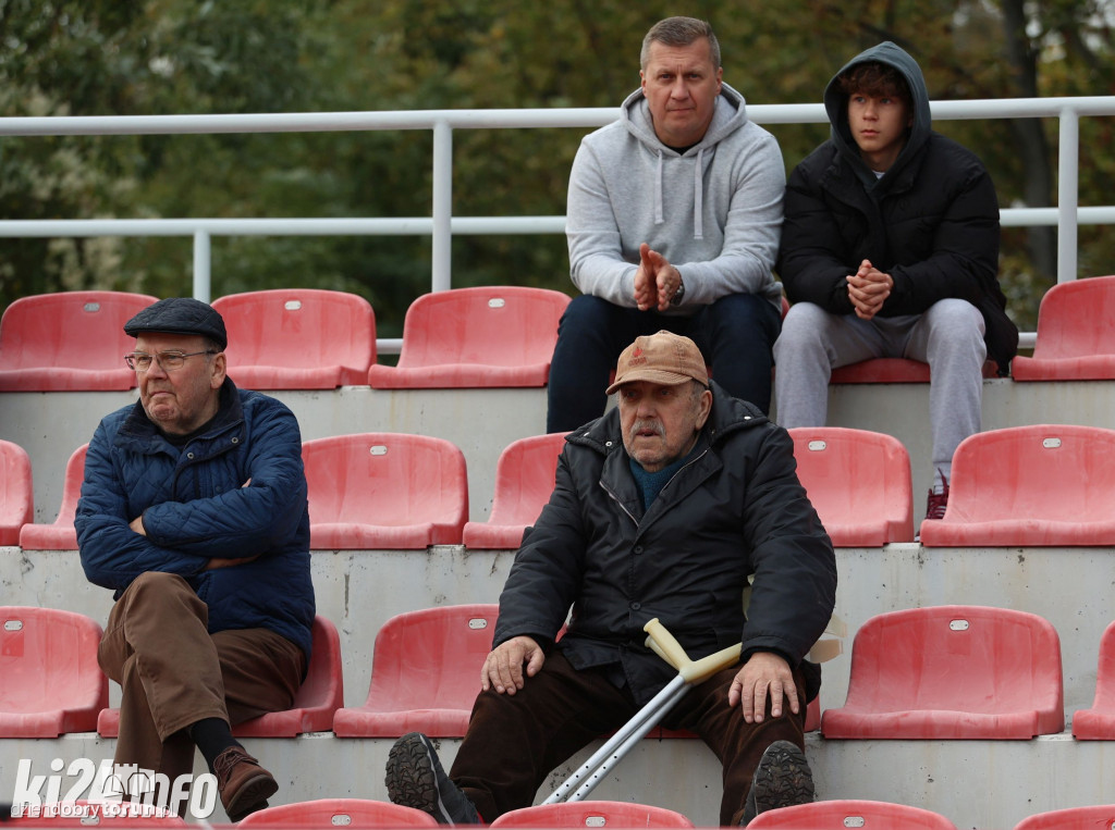 Kibice na meczu Elany z Cuiavią