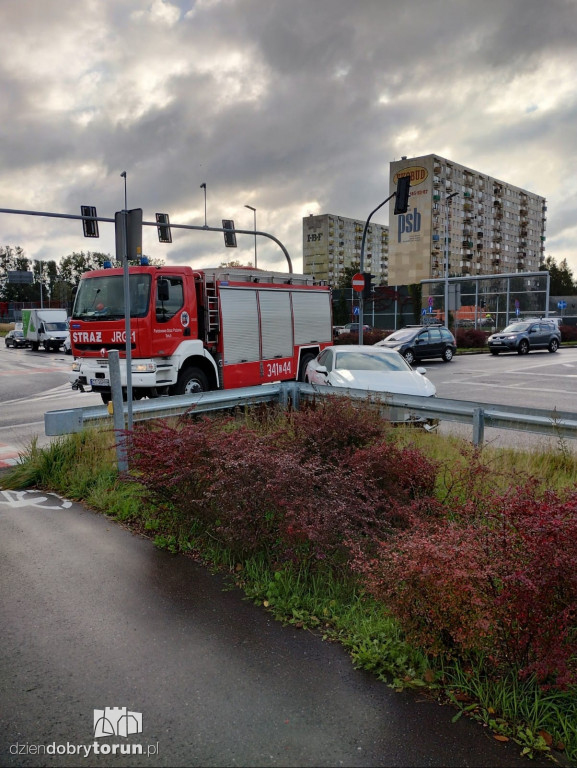 Groźny wypadek w centrum Torunia