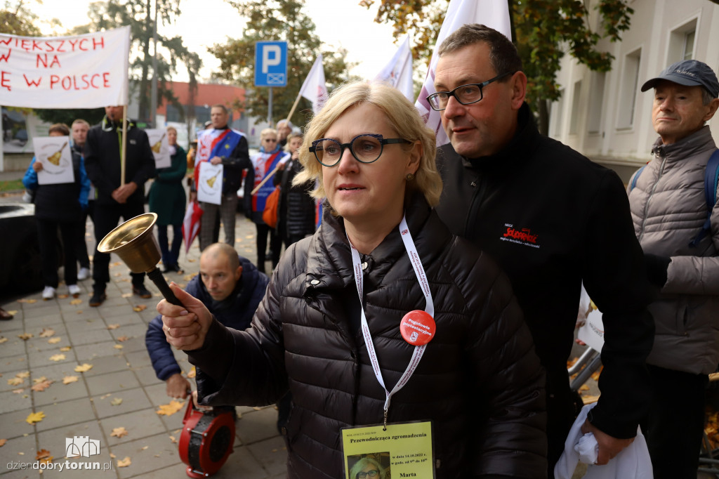 Pikieta nauczycieli i pracowników oświaty