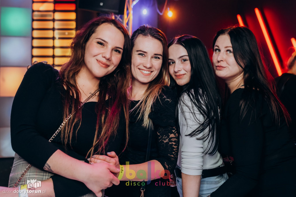 Piątkowa zabawa w klubie Bajka