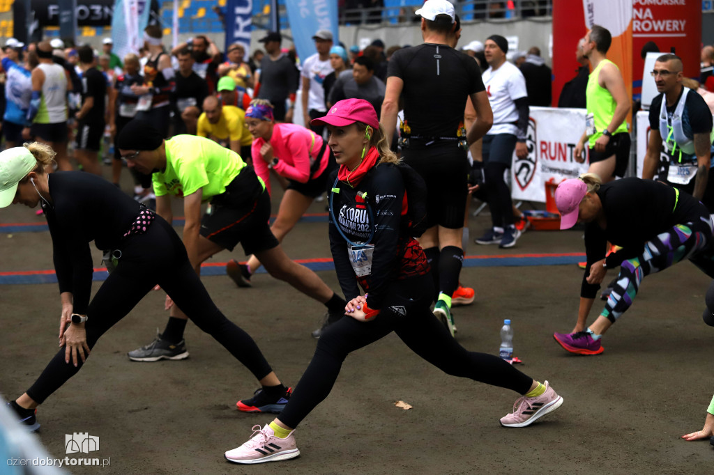 Rywalizacja podczas 39. Toruń Maraton