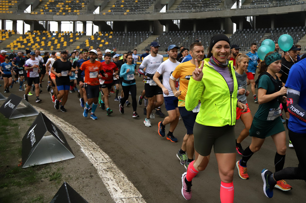 Rywalizacja podczas 39. Toruń Maraton