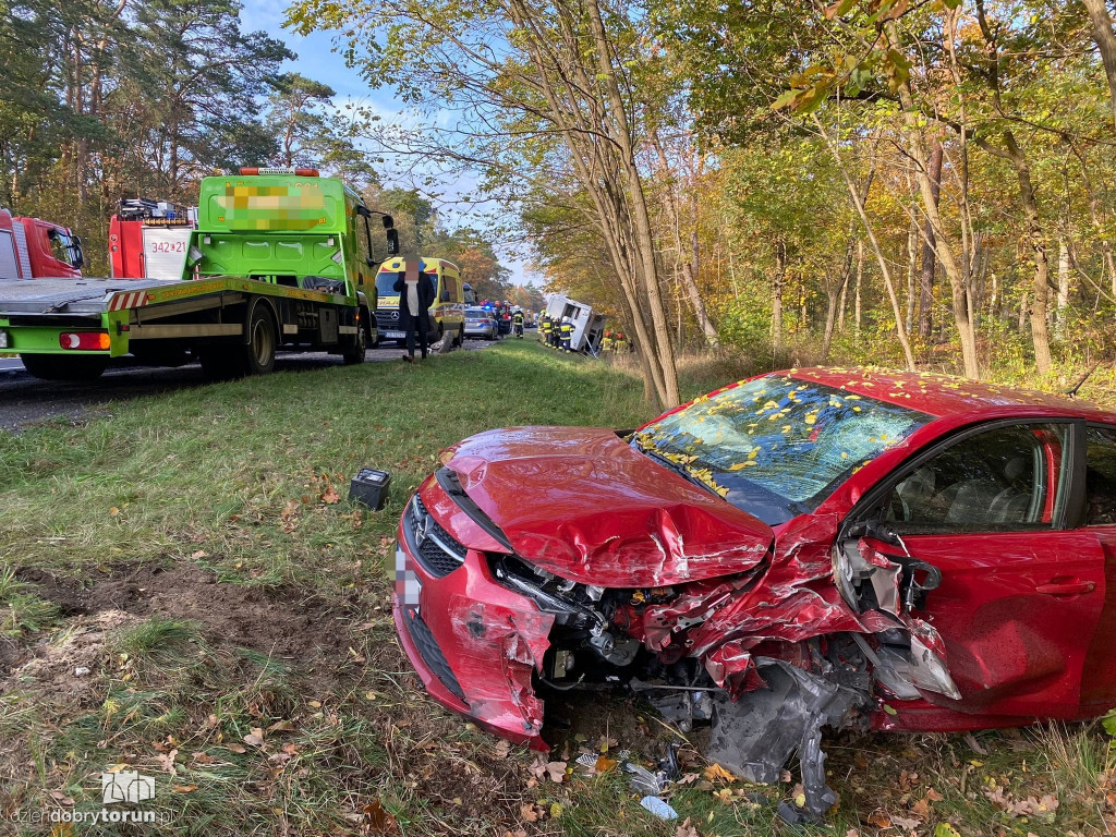 Wypadek na DK 10 pod Toruniem