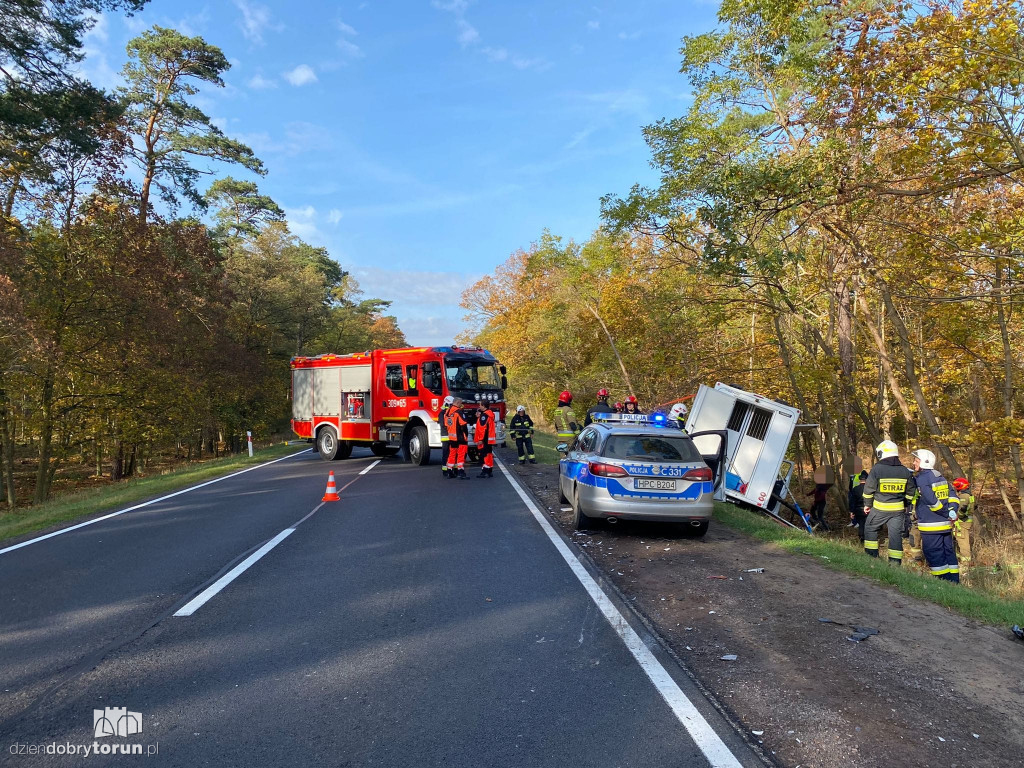 Wypadek na DK 10 pod Toruniem