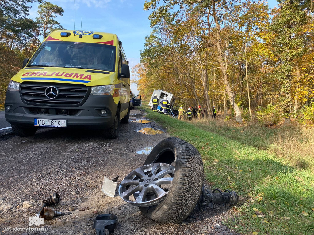 Wypadek na DK 10 pod Toruniem