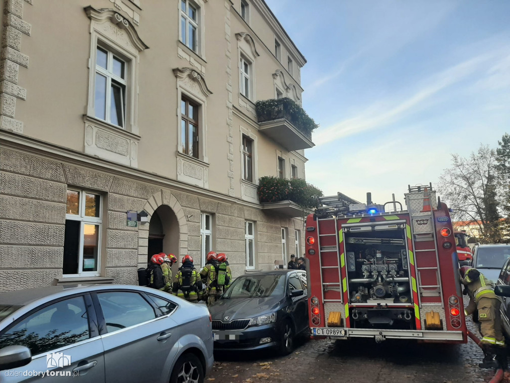 Pożar w kuchni żłobka w Toruniu