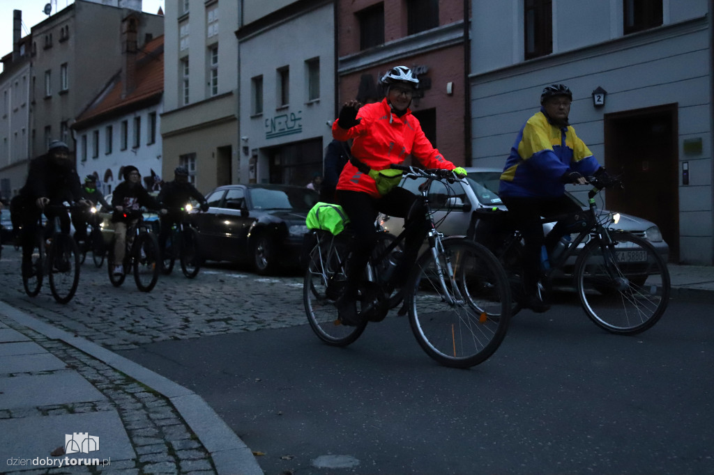 Rowerowa masa krytyczna pod hasłem ,,Bądź widoczny''