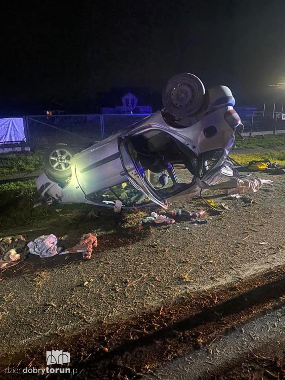 Przerazający wypadek pod Obrowem