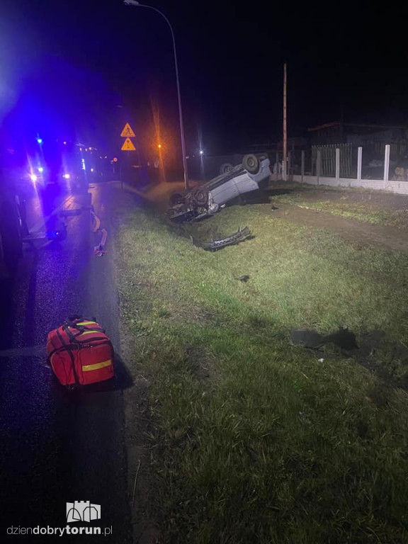 Przerazający wypadek pod Obrowem