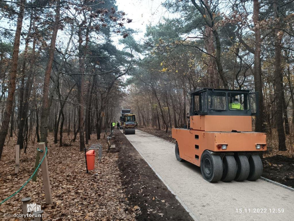 Nowa ścieżka rowerowa w Toruniu