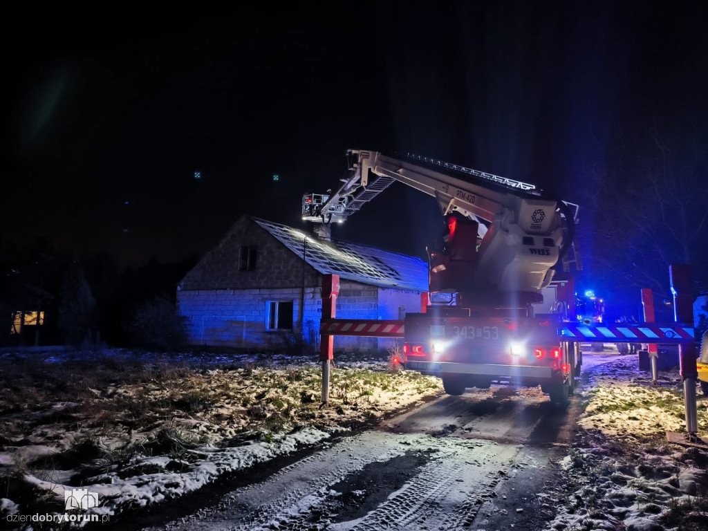 Pożar w gospodarstwie pod Toruniem