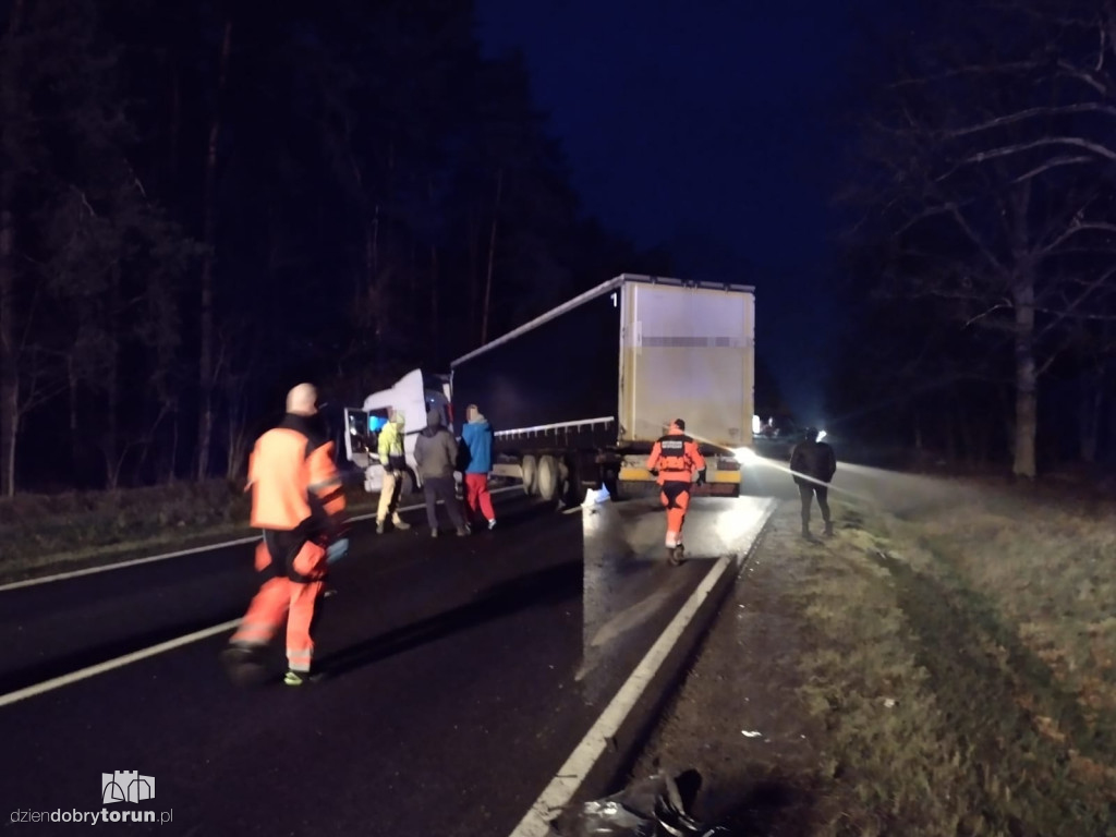 Wypadek na DK10 pod Toruniem