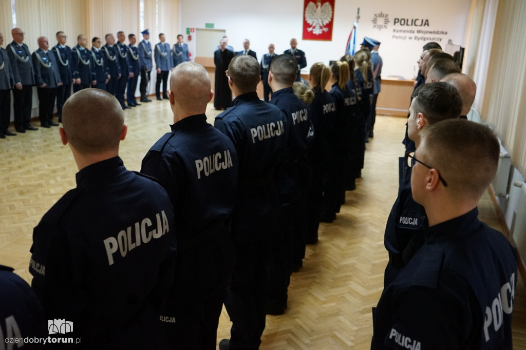 Nowi policjanci w Toruniu i regionie