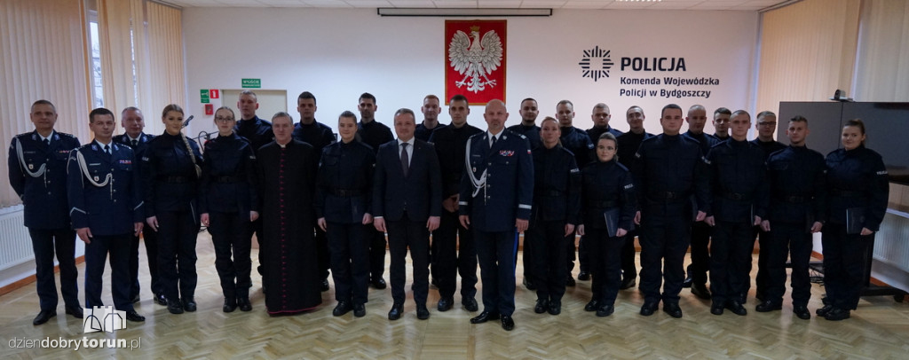 Nowi policjanci w Toruniu i regionie