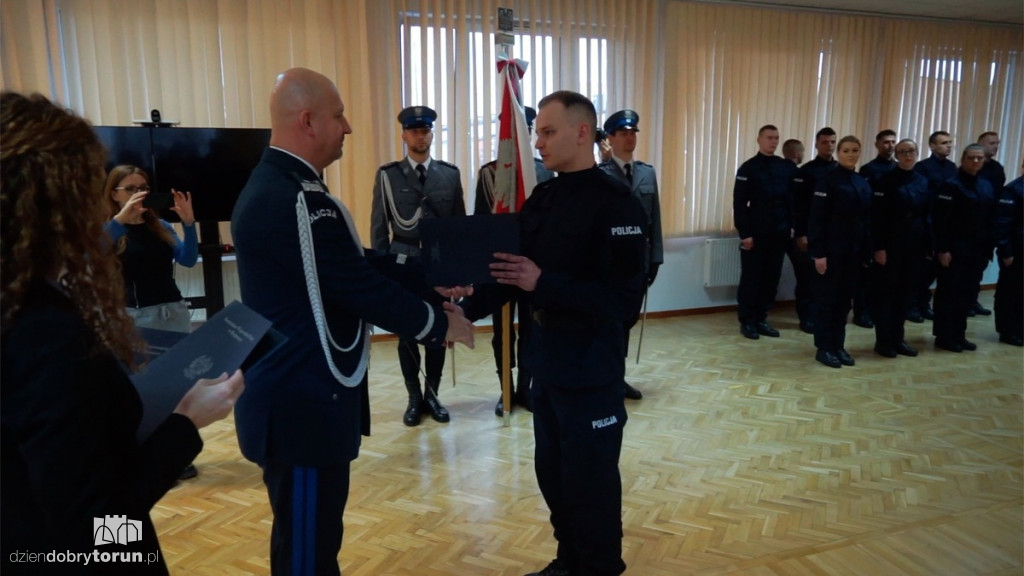 Nowi policjanci w Toruniu i regionie