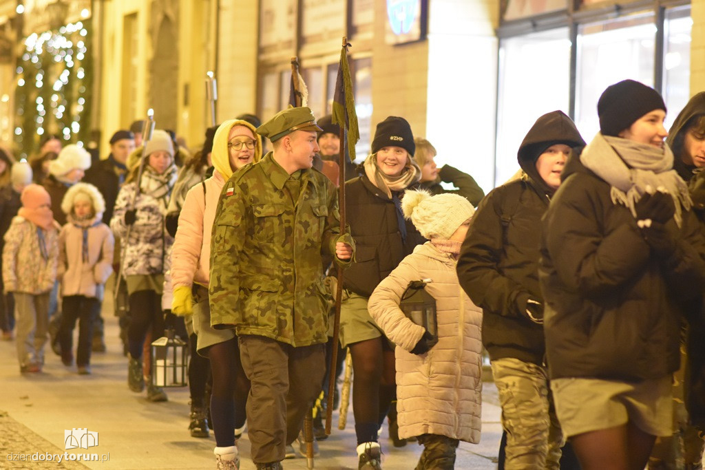 Betlejemskie Światło Pokoju w Toruniu