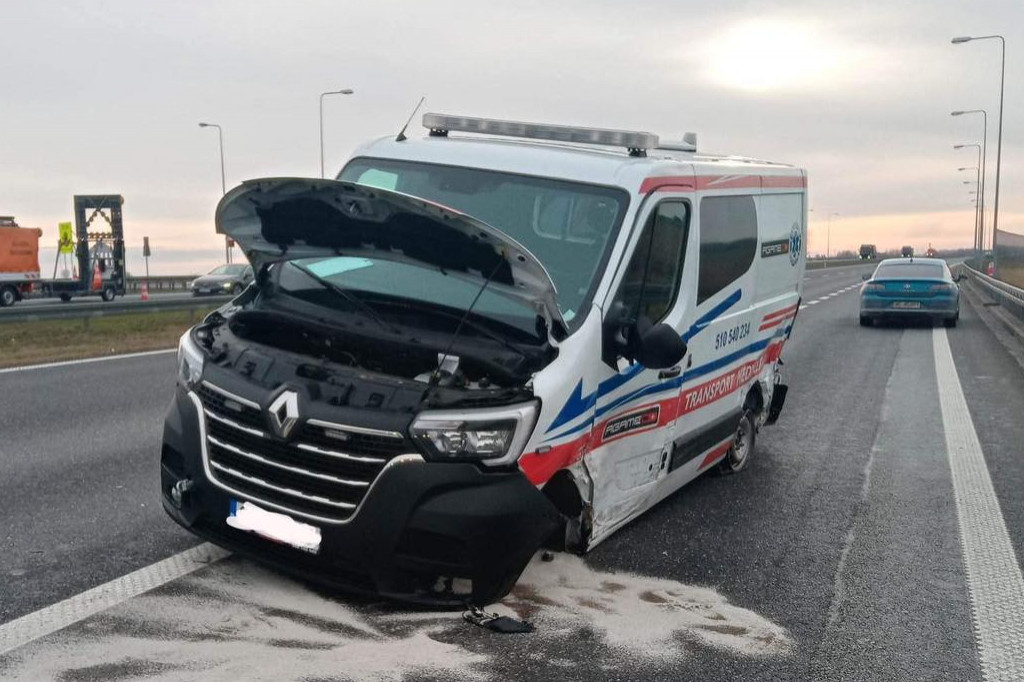 Groźny wypadek na autostradzie A1