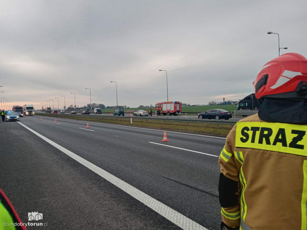 Groźny wypadek na autostradzie A1