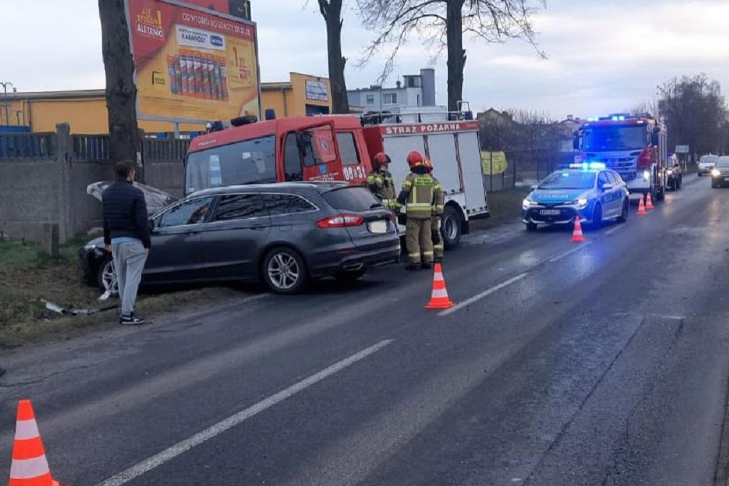 Zderzenie trzech aut w regionie