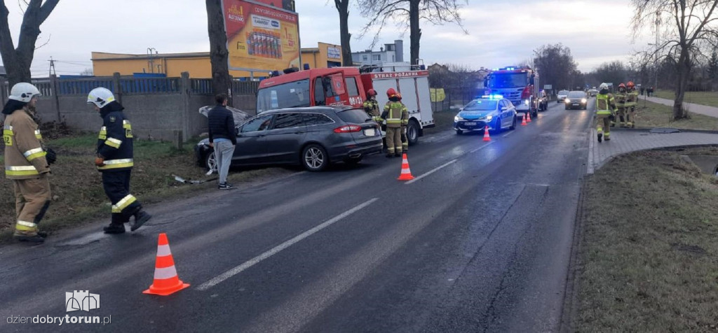 Zderzenie trzech aut w regionie