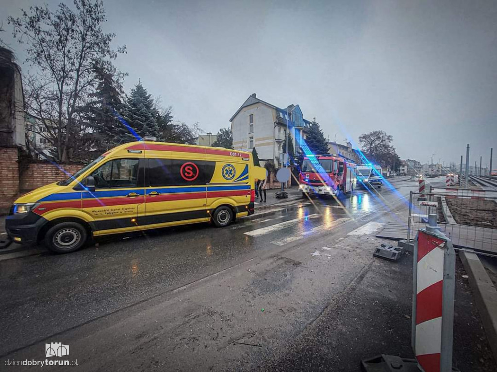 Wypadek przy ulicy Szosa Chełmińska w Toruniu