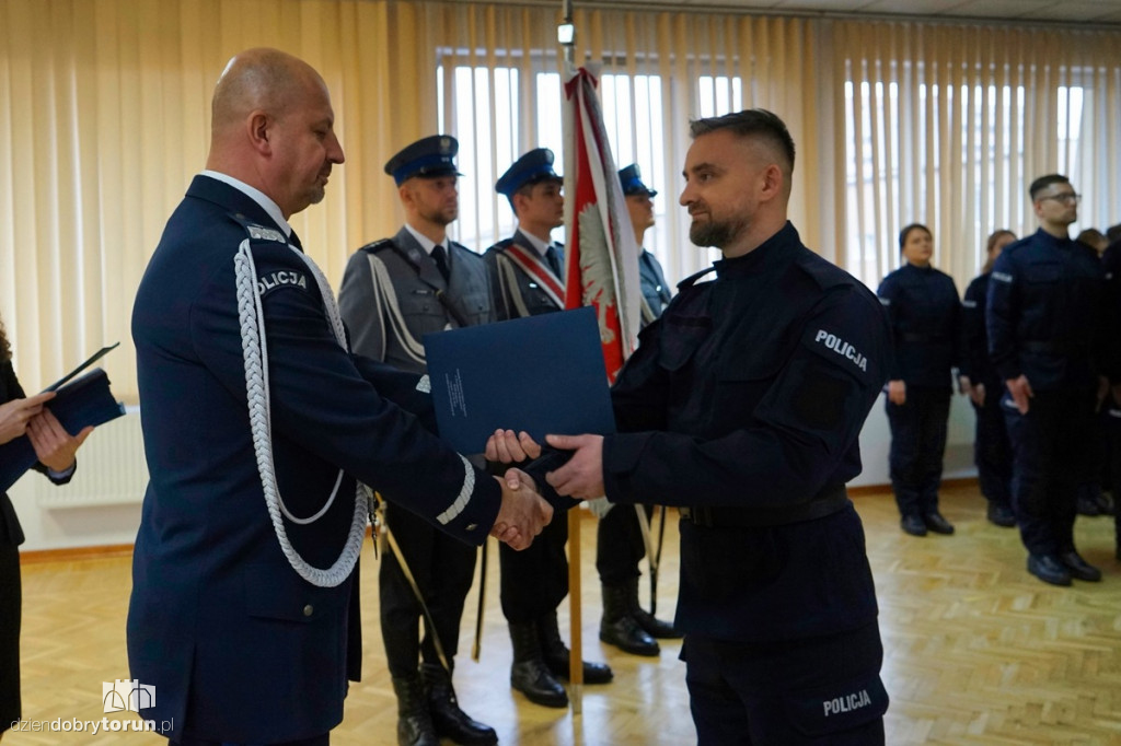 Nowi policjanci w Toruniu i regionie