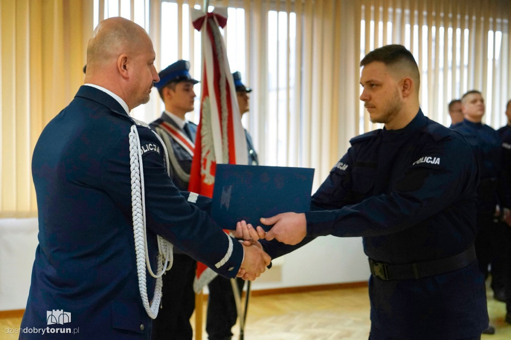 Nowi policjanci w Toruniu i regionie