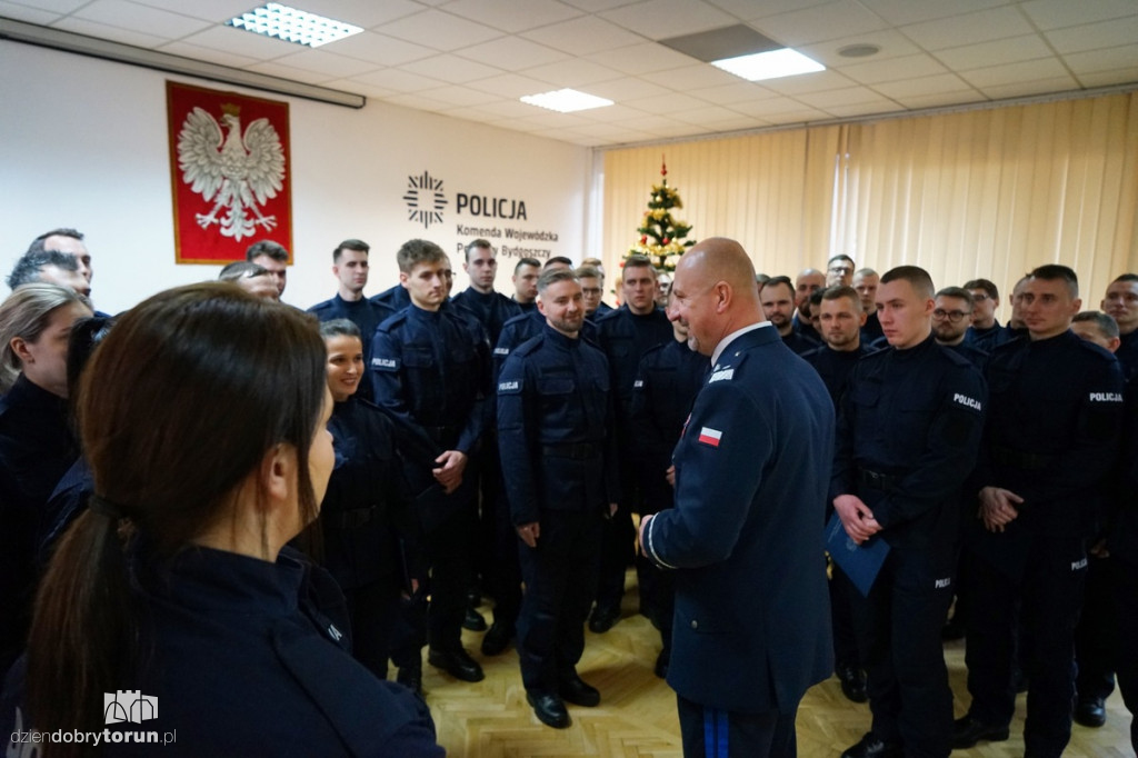 Nowi policjanci w Toruniu i regionie