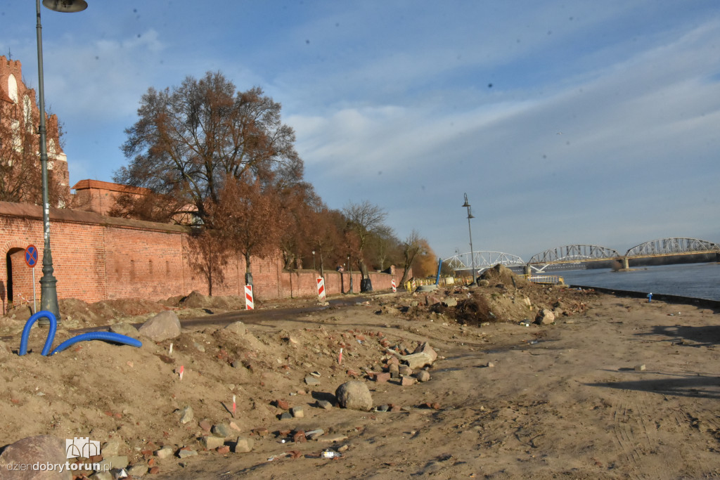 Tak dziś wyglądają toruńskie bulwary