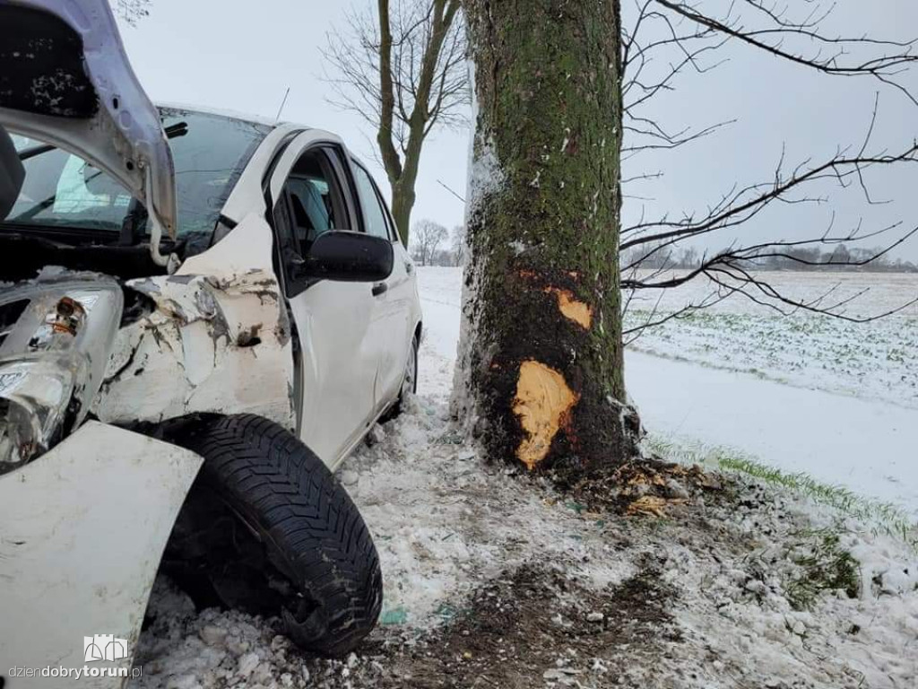 Groźny wypadek w powiecie toruńskim