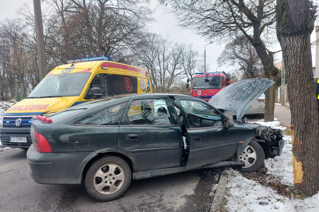 Wypadek przy Waryńskiego w Toruniu