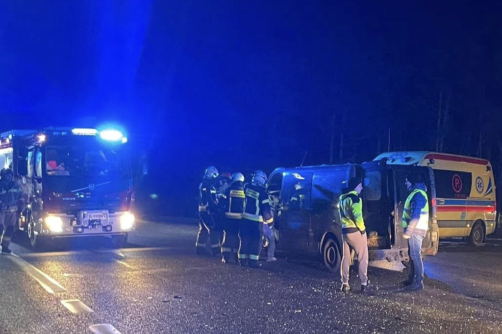 Groźny wypadek na DK 10