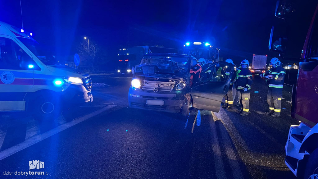 Groźny wypadek na DK 10