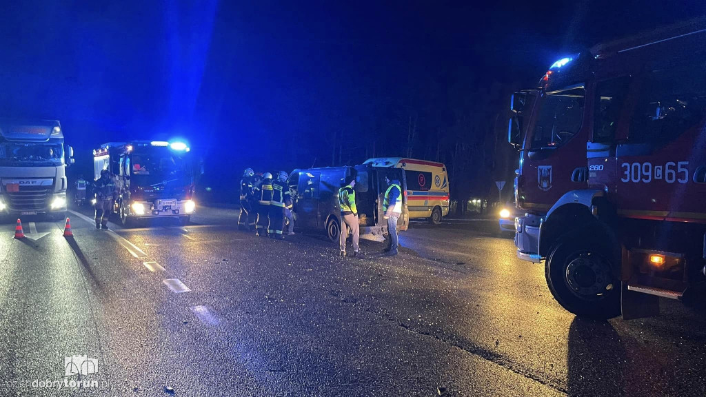 Groźny wypadek na DK 10