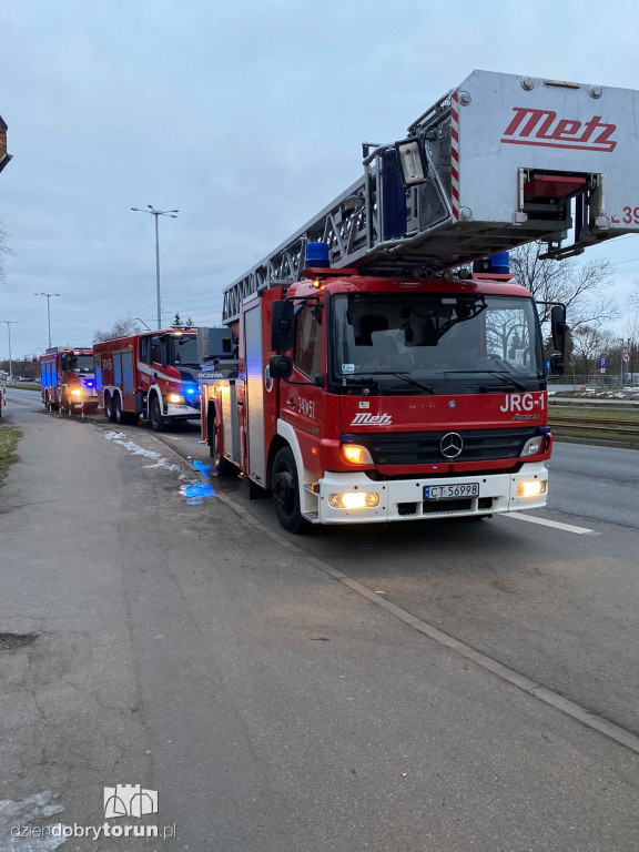 Toruń: pożar przy Kościuszki