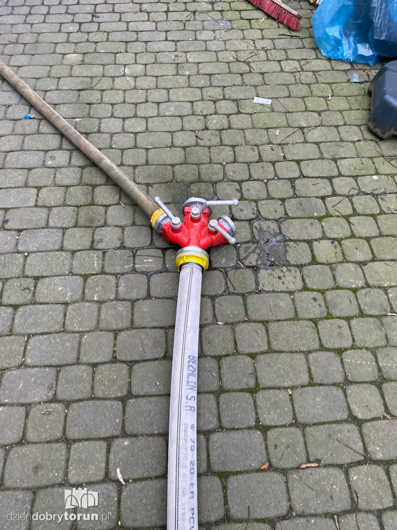 Toruń: pożar przy Kościuszki