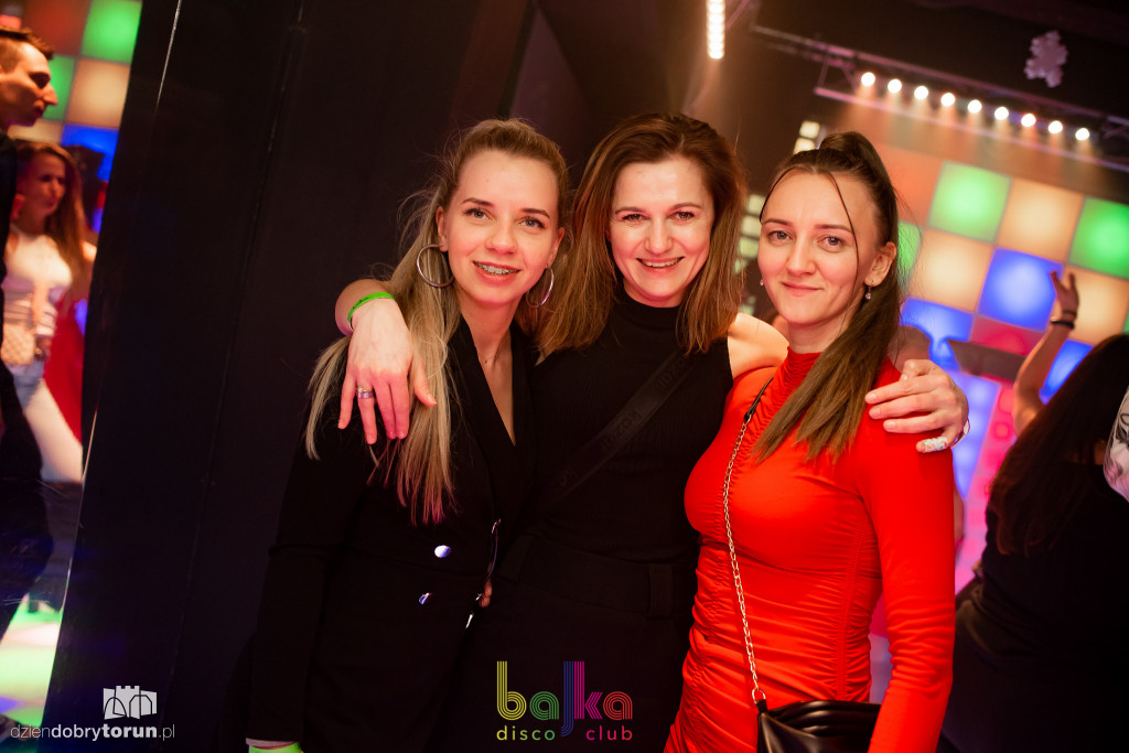Zabawa w toruńskim klubie Bajka