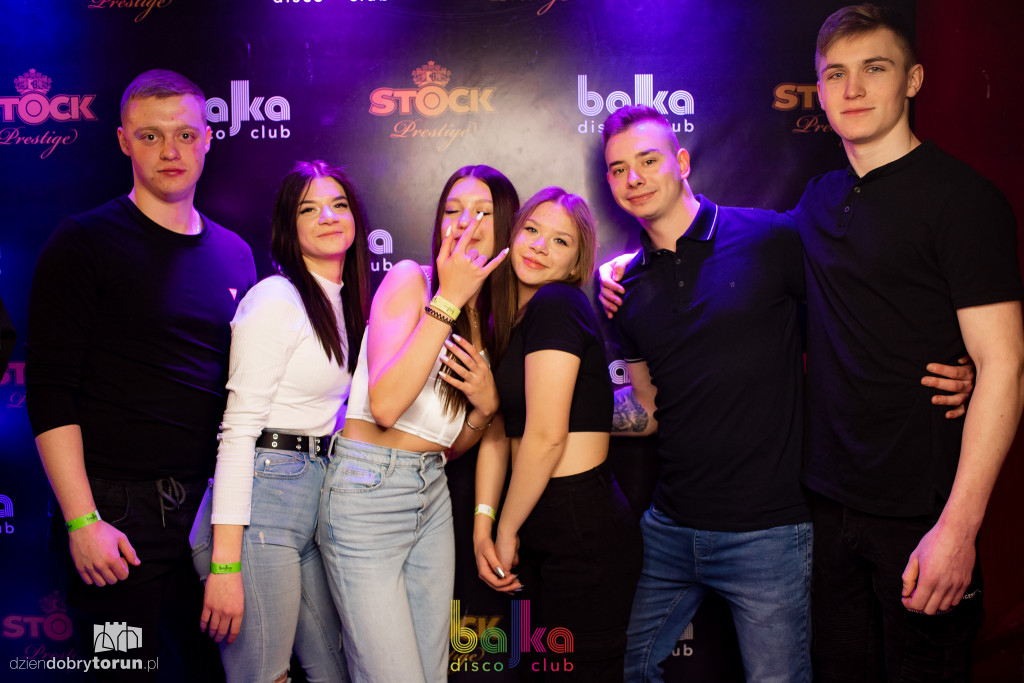 Zabawa w toruńskim klubie Bajka