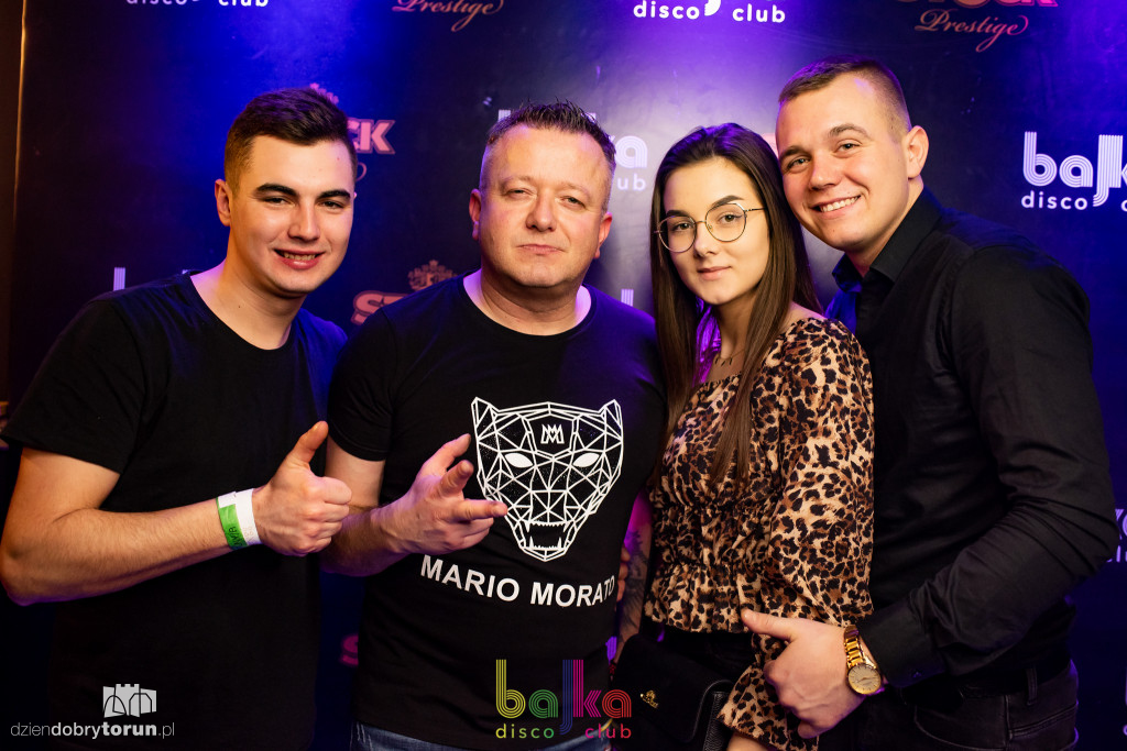 Zabawa w toruńskim klubie Bajka