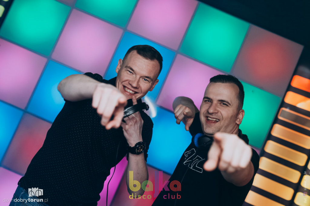Zabawa w toruńskim klubie Bajka