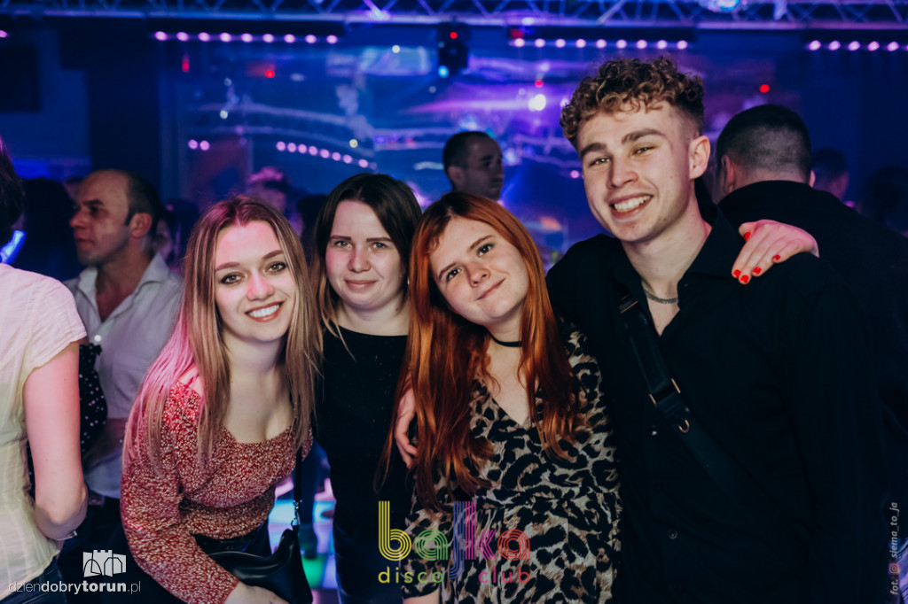 Zabawa w toruńskim klubie Bajka