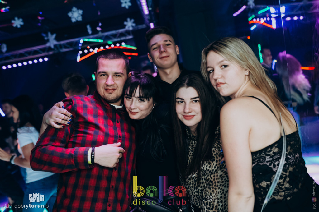 Zabawa w toruńskim klubie Bajka