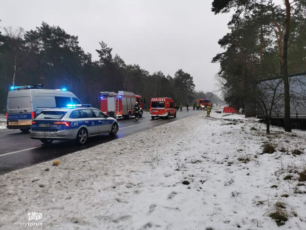 Tragiczny wypadek na DK91 w regionie