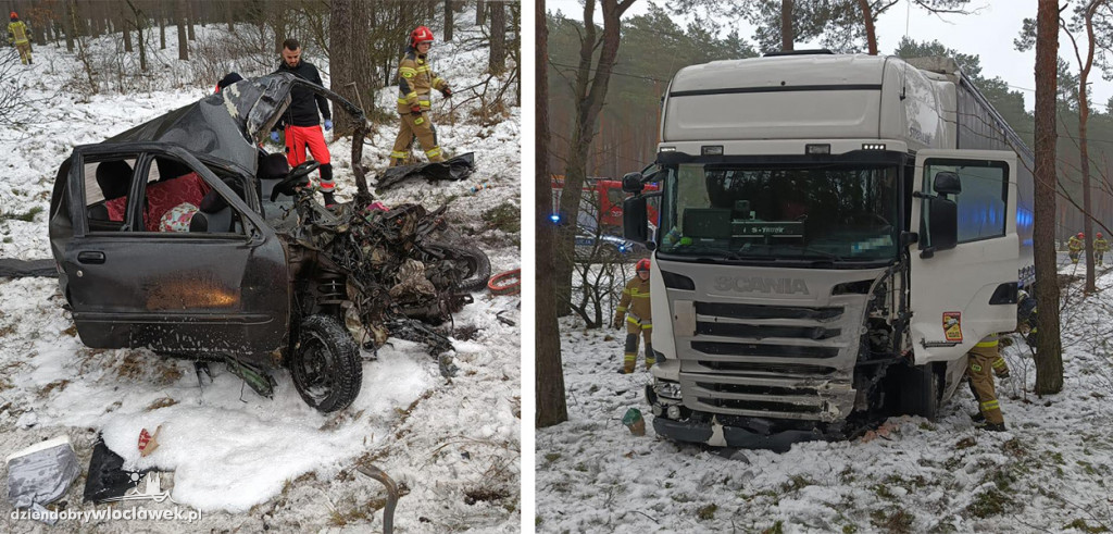 Śmiertelny wypadek na DK 91 pod Włocławkiem