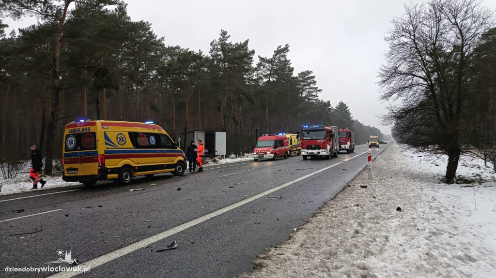 Śmiertelny wypadek na DK 91 pod Włocławkiem