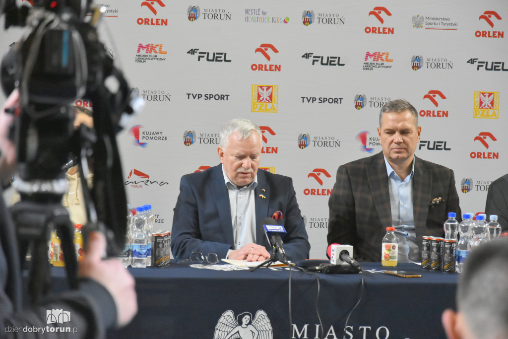 Konferencja prasowa przed HMP w Toruniu