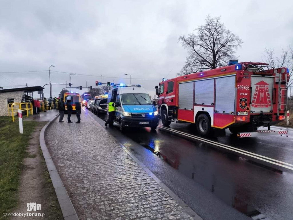 Wypadek w Ostaszewie pod Toruniem