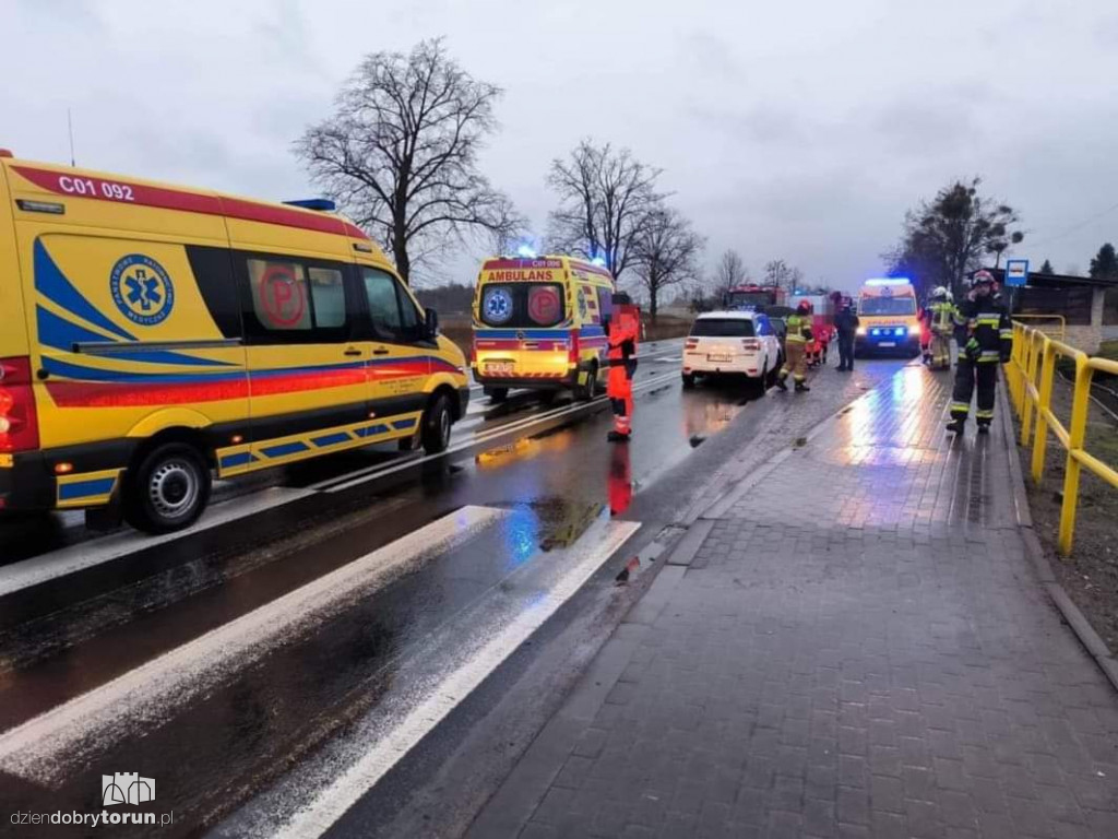 Wypadek w Ostaszewie pod Toruniem